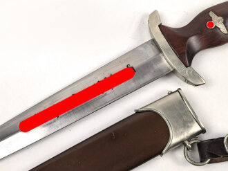 SA Dienstdolch in gutem Zustand. Hersteller Gebrüder Heller Schmalkalden.