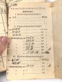 Württemberg Soldbuch, wiedereintritt 1914