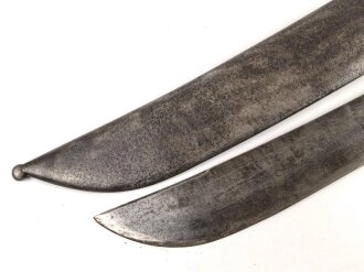 Luftwaffe Machete für die Seenotausrüstung in Flugzeugen. Hersteller Alcoso Solingen, die Scheide leider "gereinigt"