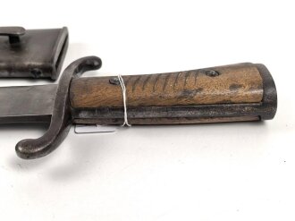 Luftwaffe Machete für die Seenotausrüstung in Flugzeugen. Hersteller Alcoso Solingen, die Scheide leider "gereinigt"