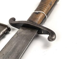 Luftwaffe Machete für die Seenotausrüstung in Flugzeugen. Hersteller Alcoso Solingen, die Scheide leider "gereinigt"