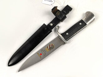 Fahrtenmesser als Souvenier vom "Reichsparteitag Nürnberg 1935" Guter Zustand