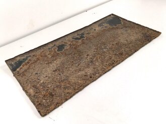 Luftschutz Emailleschild "Öffentlicher Sammel Schutzraum 150 Personen" Maße 39 x 80cm, ungereinigtes Stück