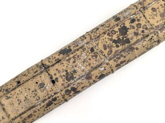 Doppellaufbehälter MG34 der Wehrmacht. Originallack, vermutlich Wasserfund, diverse kleiner Löcher