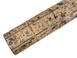 Doppellaufbehälter MG34 der Wehrmacht. Originallack, vermutlich Wasserfund, diverse kleiner Löcher