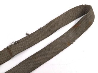 Trageriemen für einen Laufbehälter der Wehrmacht, getragenes Stück