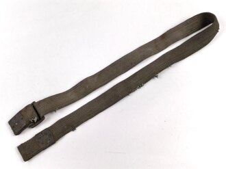Trageriemen für einen Laufbehälter der Wehrmacht, getragenes Stück