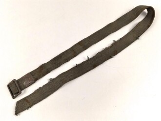 Teil eines Trageriemen für einen Laufbehälter der Wehrmacht, getragenes Stück