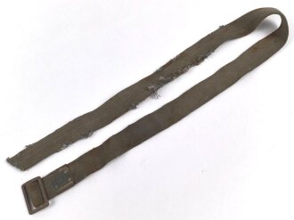 Teil eines Trageriemen für einen Laufbehälter der Wehrmacht, getragenes Stück