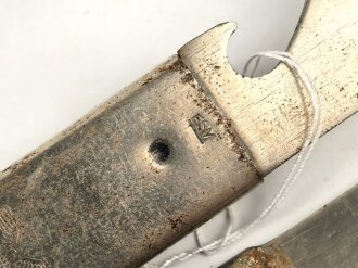 Vierteiliges Besteck Wehrmacht, Hersteller ESM, ungereinigt