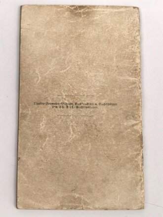 Militärpaß Kaiserliche Marine