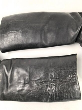 Paar Stiefel für Offiziere der Wehrmacht. getragenes Paar, ungereinigt, Sohlenlänge 31cm