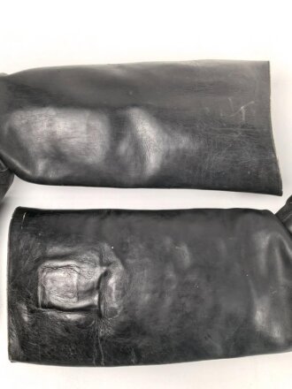 Paar Stiefel für Offiziere der Wehrmacht. getragenes Paar, ungereinigt, Sohlenlänge 31cm