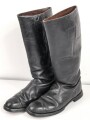 Paar Stiefel für Offiziere der Wehrmacht. getragenes Paar, ungereinigt, Sohlenlänge 31cm