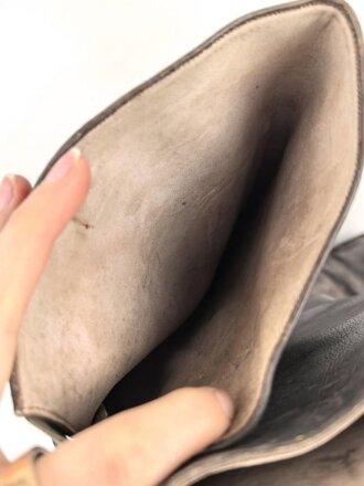 Paar Stiefel für Unteroffiziere der Wehrmacht. getragenes Paar, ungereinigt, Sohlenlänge 30cm