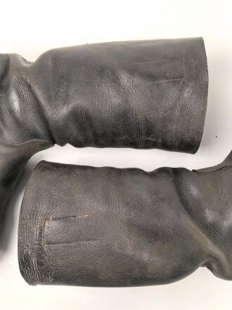 Paar Stiefel für Mannschaften der Wehrmacht. getragenes Paar, ungereinigt, Sohlenlänge 31cm