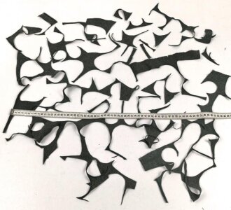 Konvolut Reste von Uniformtuch Wehrmacht Heer. Ideal zum Reparieren von kleineren Fehlstellen