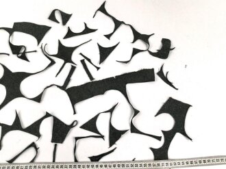 Konvolut Reste von Uniformtuch Wehrmacht Heer. Ideal zum Reparieren von kleineren Fehlstellen