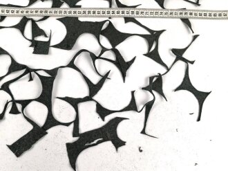 Konvolut Reste von Uniformtuch Wehrmacht Heer. Ideal zum Reparieren von kleineren Fehlstellen