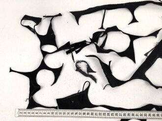 Konvolut Reste von Uniformtuch Panzertruppe / NSKK / Deutsches Jungvolk. Ideal zum Reparieren von kleineren Fehlstellen