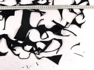 Konvolut Reste von Uniformtuch Panzertruppe / NSKK / Deutsches Jungvolk. Ideal zum Reparieren von kleineren Fehlstellen