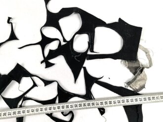 Konvolut Reste von Uniformtuch Panzertruppe / NSKK / Deutsches Jungvolk. Ideal zum Reparieren von kleineren Fehlstellen