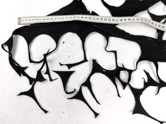 Konvolut Reste von Uniformtuch Panzertruppe / NSKK / Deutsches Jungvolk. Ideal zum Reparieren von kleineren Fehlstellen