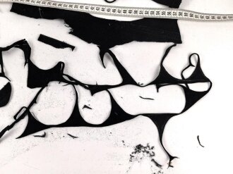 Konvolut Reste von Uniformtuch Panzertruppe / NSKK / Deutsches Jungvolk. Ideal zum Reparieren von kleineren Fehlstellen