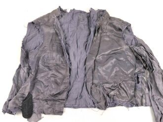 Stück Innenfutterstoff von einem Mantel der Luftwaffe. Etwa 50 x 130cm