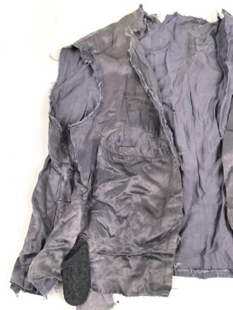Stück Innenfutterstoff von einem Mantel der Luftwaffe. Etwa 50 x 130cm