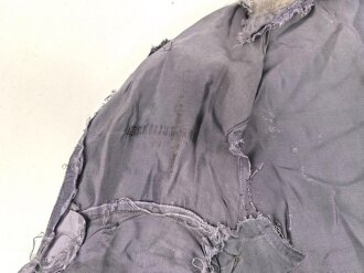 Stück Innenfutterstoff von einem Mantel der Luftwaffe. Etwa 50 x 130cm