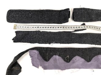 Konvolut Reste von einem Mantel der Luftwaffe.