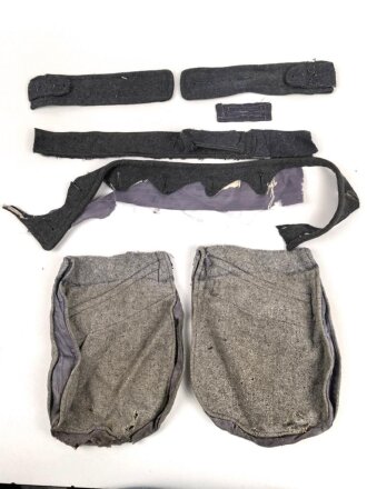 Konvolut Reste von einem Mantel der Luftwaffe.