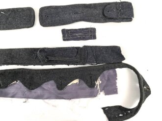 Konvolut Reste von einem Mantel der Luftwaffe.