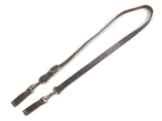 Querriemen für die Uniform, braunes Leder.   Mit den...