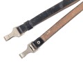 Querriemen für die Uniform, schwarzes Leder.  Gesamtlänge 84cm