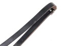 Querriemen für die Uniform, schwarzes Leder.  Gesamtlänge 84cm