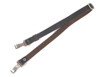 Querriemen für die Uniform, schwarzes Leder....