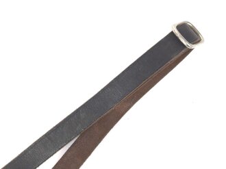 Querriemen für die Uniform, schwarzes Leder....
