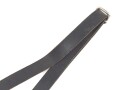 Querriemen für die Uniform, schwarzes Leder.  Gesamtlänge 70cm