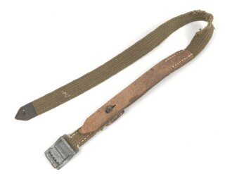 Tornisterriemen Wehrmacht in Tropenausführung, defekt