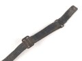 Lackleder Riemen für eine Schirmmütze für Mannschaften III.Reich. Ungereinigt. Gesamtlänge 33,5cm
