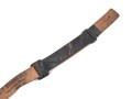 Lackleder Riemen für eine Schirmmütze für Mannschaften III.Reich. Ungereinigt. Gesamtlänge 32cm