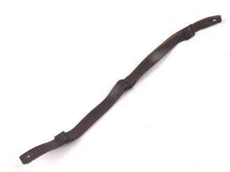 Brauner Lederriemen für eine Schaftmütze...