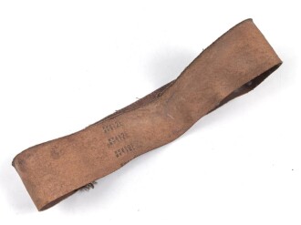 Schweißleder für ein Kopfbedeckung aus der Zeit des III.Reich.  Höhe 45mm, Durchmesser 56cm