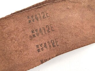 Schweißleder für ein Kopfbedeckung aus der Zeit des III.Reich.  Höhe 45mm, Durchmesser 56cm