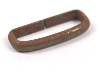 Schieber für Blankwaffengehänge III.Reich, Eisen gold eloxiert, Innenmaß 20mm. Sie erhalten ein ( 1 ) Stück