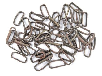 Schieber für Blankwaffengehänge III.Reich, Eisen gold eloxiert, Innenmaß 20mm. Sie erhalten ein ( 1 ) Stück