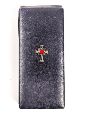 Verleihungsetui zum Ehrenkreuz der Deutschen Mutter in gold. defekt