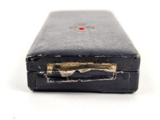 Verleihungsetui zum Ehrenkreuz der Deutschen Mutter in gold. Hersteller Zimmermann Pforzheim, Schiesst nicht